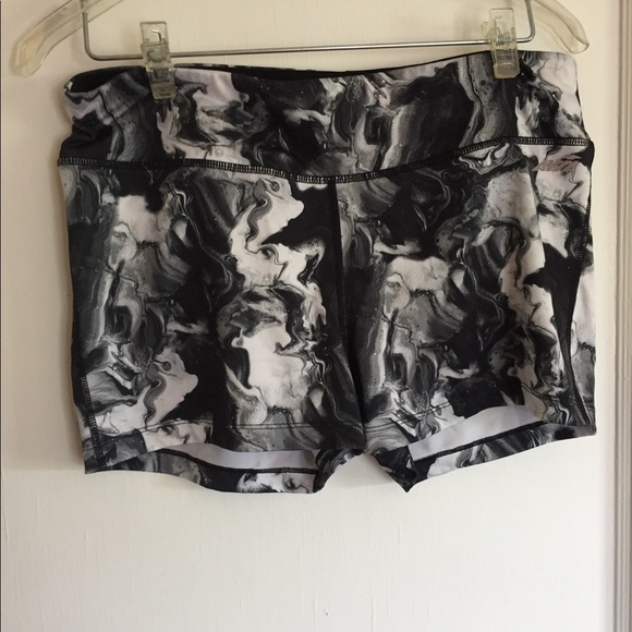 printed workout shorts